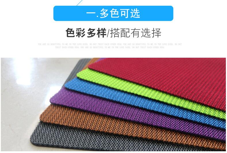 Honeycomb kitchen floor mat set water absorption oil absorption antiskid mat household door mat stri